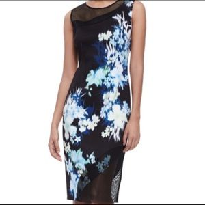 Elie Tahari Emory floral print sheath dress sz 6